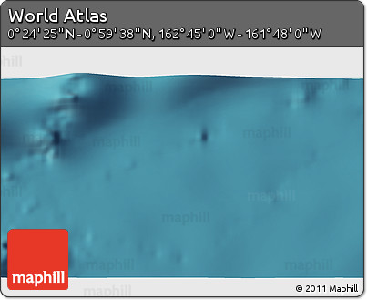 Satellite 3D Map of the Area around 0° 42' 2" N, 162° 16' 30" W