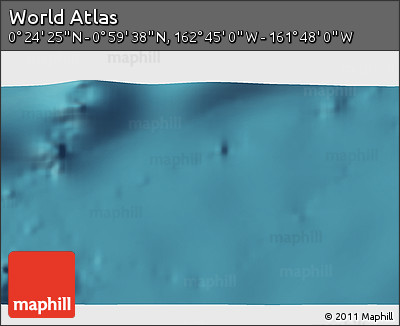Satellite 3D Map of the Area around 0° 42' 2" N, 162° 16' 30" W