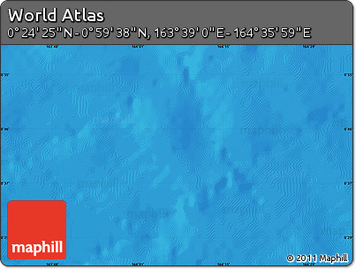 Physical Map of the Area around 0° 42' 2" N, 164° 7' 30" E
