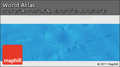 Physical Panoramic Map of the Area around 0° 42' 2" N, 164° 7' 30" E