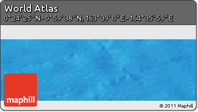 Physical Panoramic Map of the Area around 0° 42' 2" N, 164° 7' 30" E