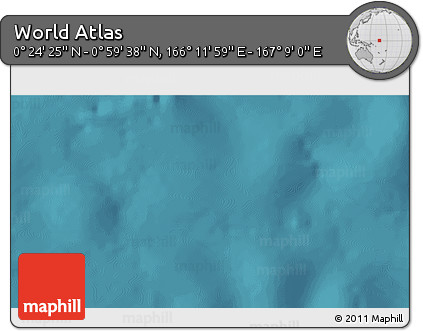 Satellite 3D Map of the Area around 0° 42' 2" N, 166° 40' 30" E