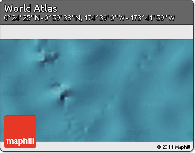 Satellite 3D Map of the Area around 0° 42' 2" N, 174° 10' 30" W