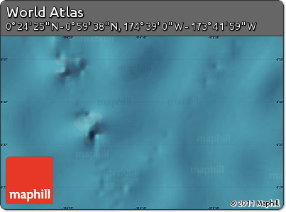 Satellite Map of the Area around 0° 42' 2" N, 174° 10' 30" W