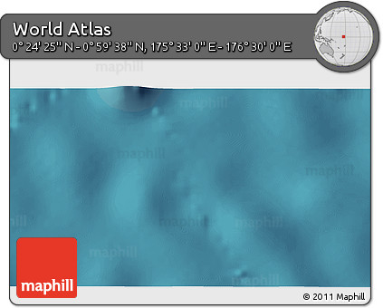 Satellite 3D Map of the Area around 0° 42' 2" N, 176° 1' 30" E