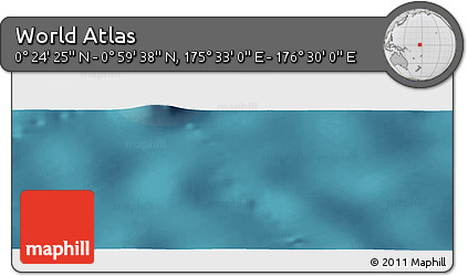 Satellite Panoramic Map of the Area around 0° 42' 2" N, 176° 1' 30" E