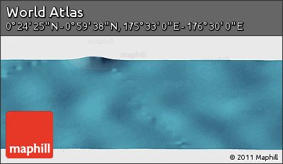 Satellite Panoramic Map of the Area around 0° 42' 2" N, 176° 1' 30" E