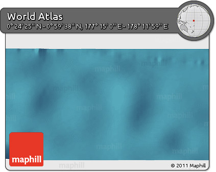 Satellite 3D Map of the Area around 0° 42' 2" N, 177° 43' 29" E