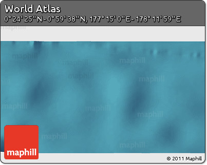 Satellite 3D Map of the Area around 0° 42' 2" N, 177° 43' 29" E