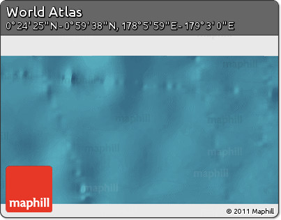 Satellite 3D Map of the Area around 0° 42' 2" N, 178° 34' 29" E
