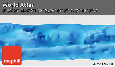 Physical Panoramic Map of the Area around 0° 42' 2" N, 26° 16' 29" W
