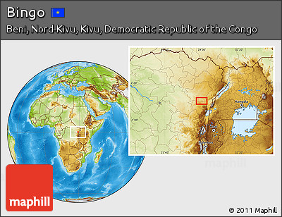 Physical Location Map of Bingo