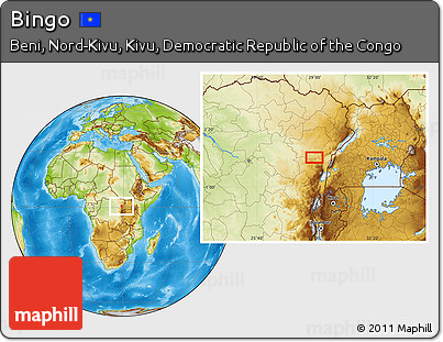 Physical Location Map of Bingo