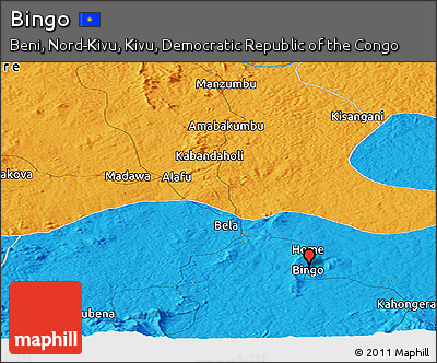 Political Panoramic Map of Bingo
