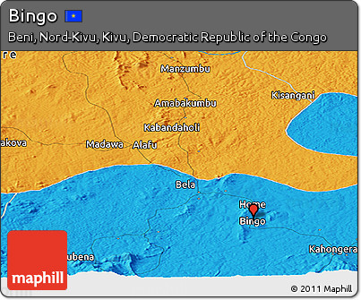 Political Panoramic Map of Bingo