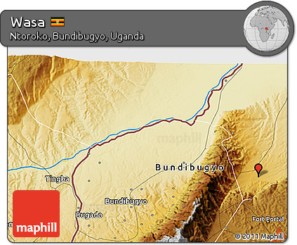 Physical 3D Map of Wasa