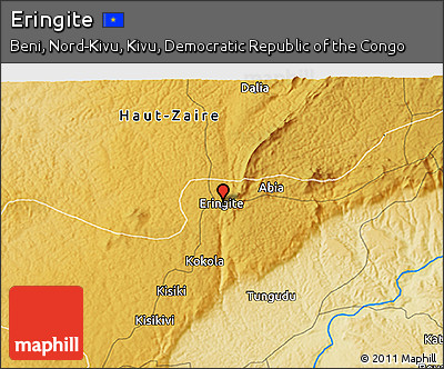 Physical 3D Map of Eringite