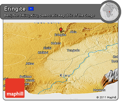 Physical Panoramic Map of Eringite