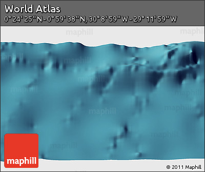 Satellite 3D Map of the Area around 0° 42' 2" N, 29° 40' 29" W