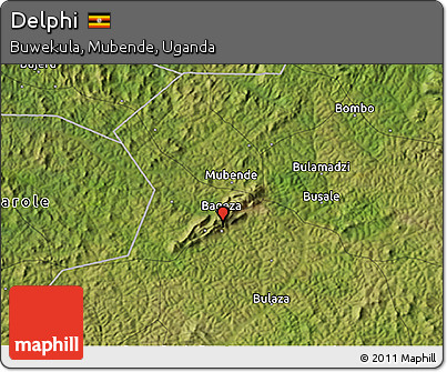 Satellite 3D Map of Delphi