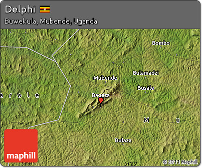 Satellite Map of Delphi