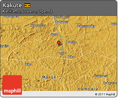 Physical 3D Map of Kakute