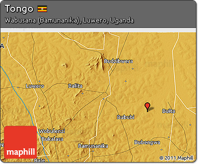Physical 3D Map of Tongo