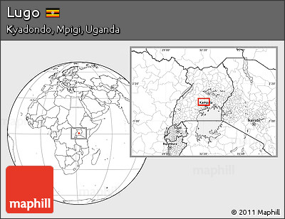 Blank Location Map of Lugo