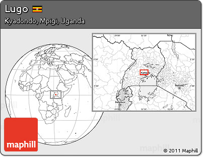 Blank Location Map of Lugo