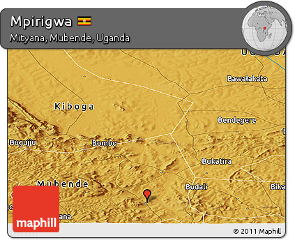 Physical Panoramic Map of Mpirigwa
