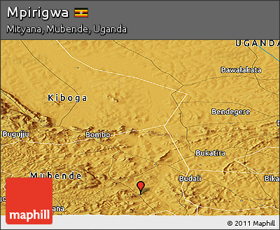 Physical Panoramic Map of Mpirigwa