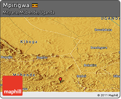 Physical Panoramic Map of Mpirigwa