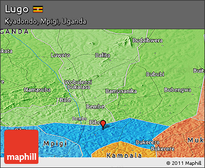 Political Panoramic Map of Lugo