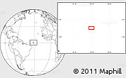 Blank Location Map of the area around 0° 42' 2" N, 32° 13' 30" W