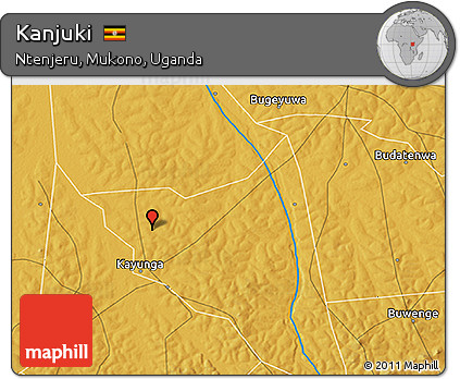 Physical 3D Map of Kanjuki