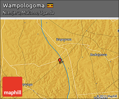 Physical 3D Map of Wampologoma