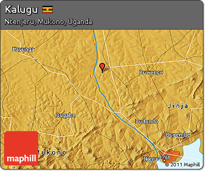 Physical 3D Map of Kalugu