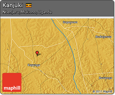 Physical 3D Map of Kanjuki