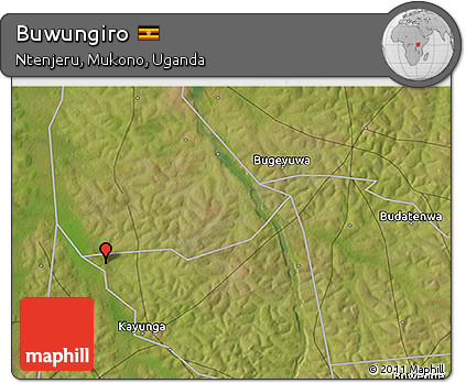 Satellite 3D Map of Buwungiro