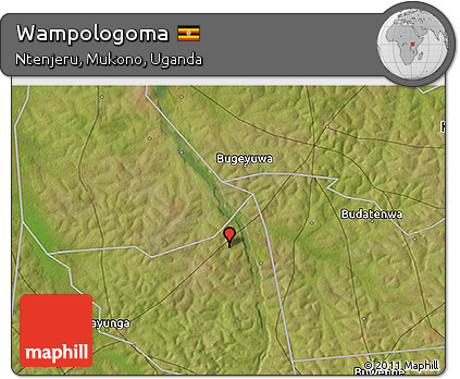 Satellite 3D Map of Wampologoma