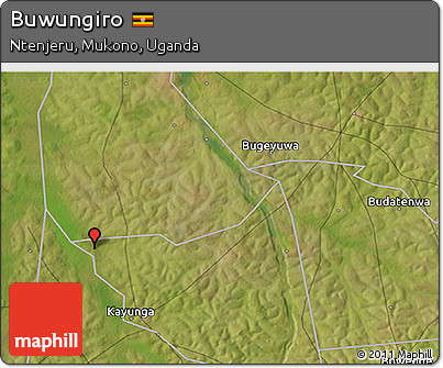 Satellite 3D Map of Buwungiro