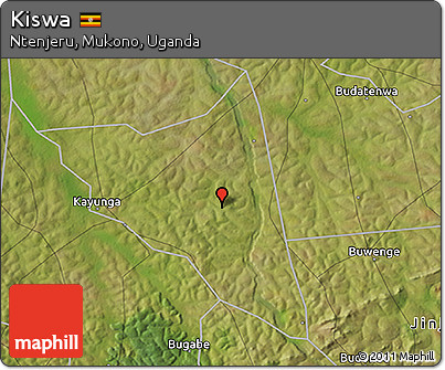 Satellite 3D Map of Kiswa