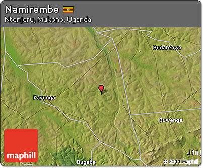 Satellite 3D Map of Namirembe