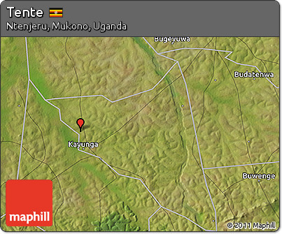 Satellite 3D Map of Tente