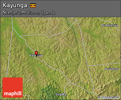Satellite 3D Map of Kayunga