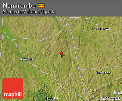Satellite 3D Map of Namirembe