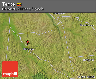 Satellite 3D Map of Tente