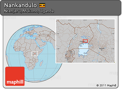 Gray Location Map of Nankandulo