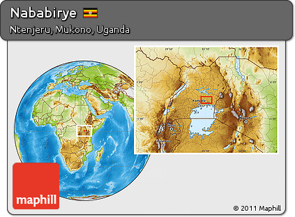 Physical Location Map of Nababirye
