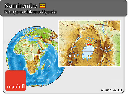 Physical Location Map of Namirembe